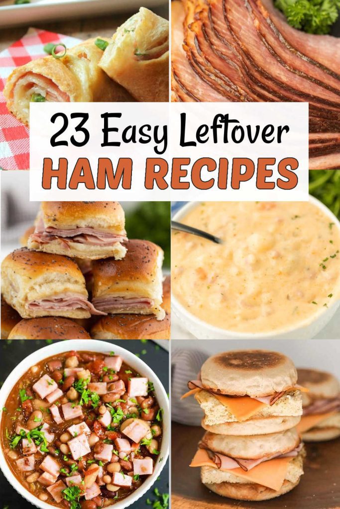 Try some of the best leftover ham recipes to create new meal ideas that are tasty. 23 easy recipes for leftover ham that will save you time and money. #eatingonadime #leftoverhamrecipes #fallrecipes