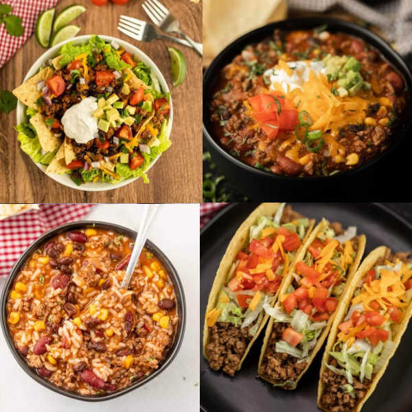 Mexican Crock Pot Recipes will make weeknight meals a breeze. 53 of the best crock pot Mexican recipes. Easy slow cooker Mexican recipes with simple ingredients. #eatingonadime #mexicanrecipes #slowcooker