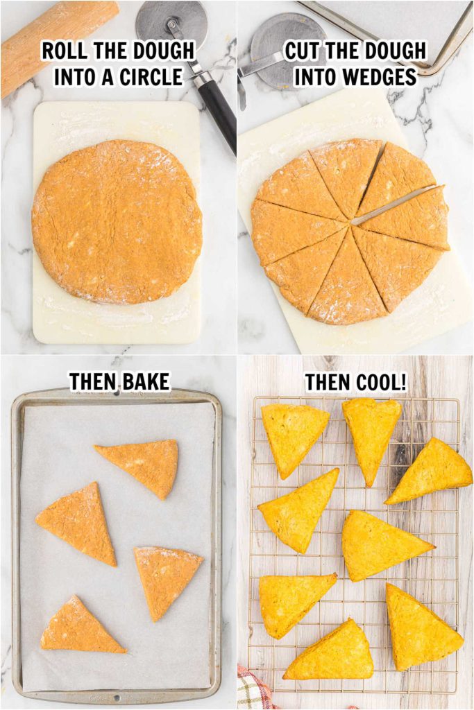 The process of making scones