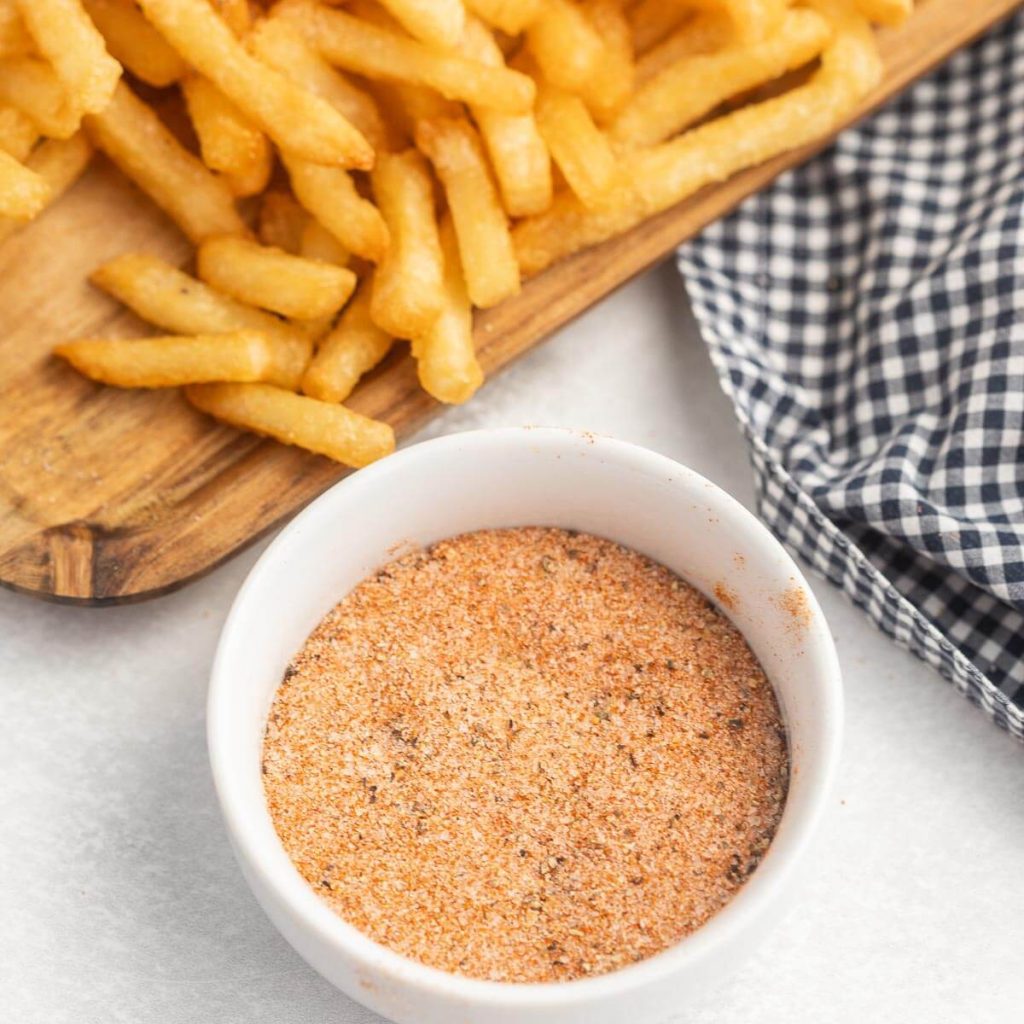 Freddy's fry seasoning in a bowl. 