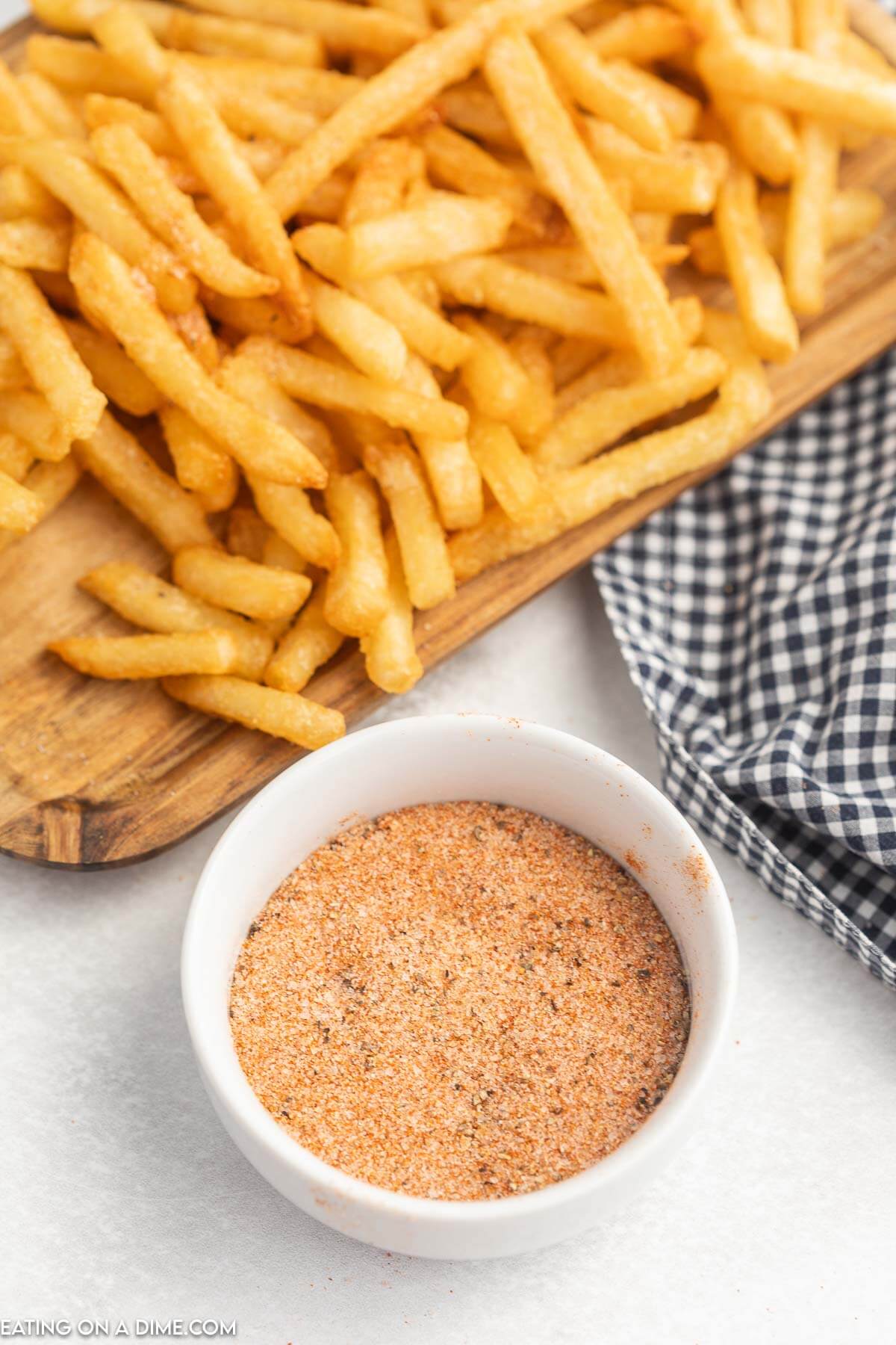 Freddy's fry seasoning in a bowl. 