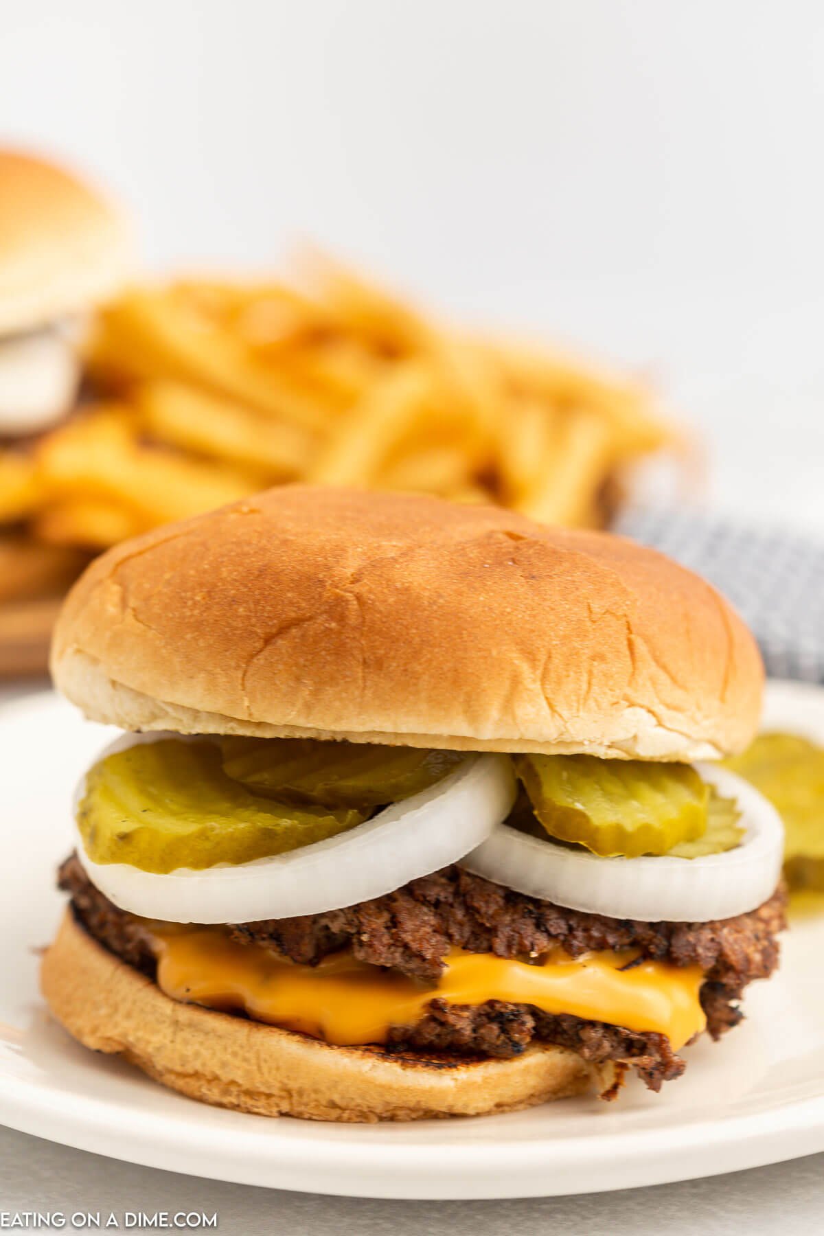 Copycat freddy's steakburger recipe ready to enjoy. 