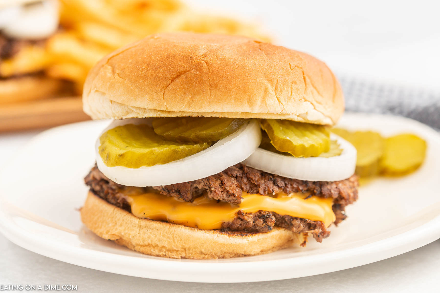 Copycat freddy's steakburger recipe ready to enjoy. 