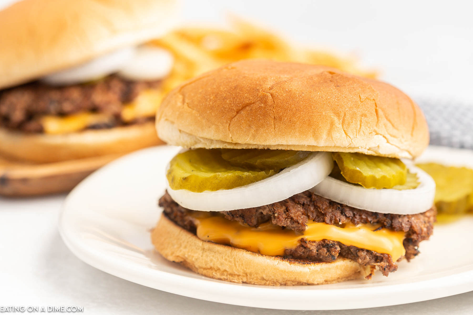 Copycat freddy's steakburger recipe ready to enjoy. 