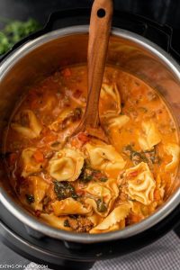 Instant Pot Tortellini Soup Recipe - Eating on a Dime