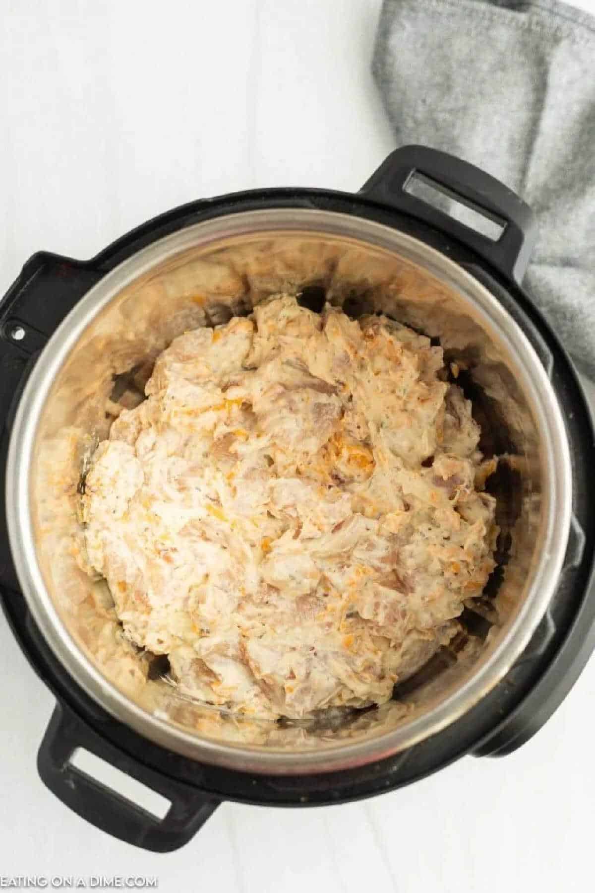 Crack Chicken Pasta in the instant pot.