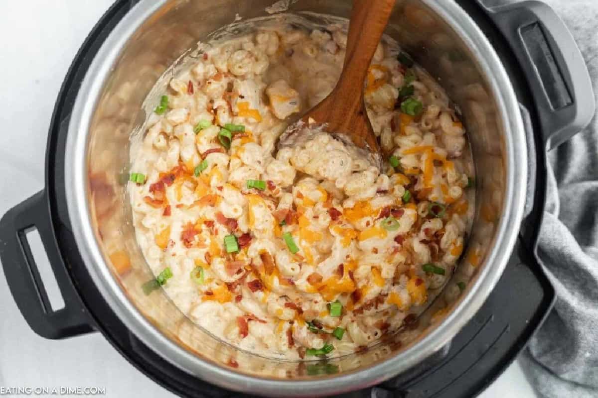 Crack Chicken Pasta in the instant pot.