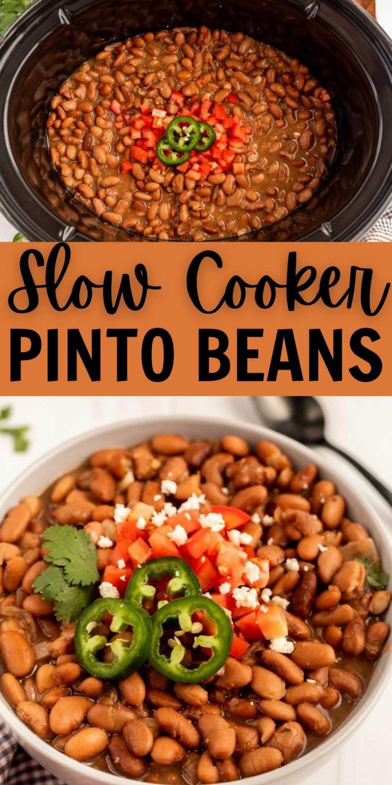 Crock Pot Pinto Beans - Eating on a Dime