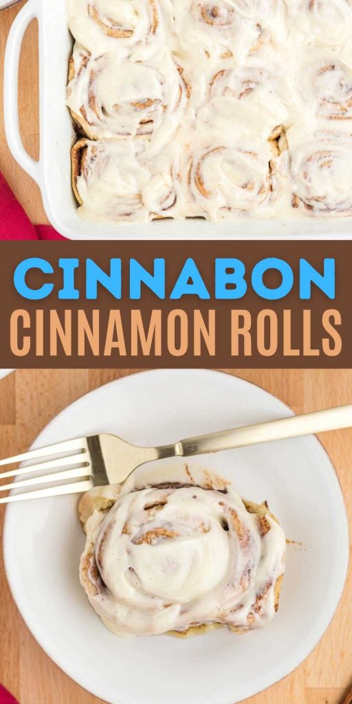 If you love Cinnamon Rolls as much as my family does, then you must try these Copycat Cinnabon Cinnamon Rolls. Delicious and easy to make. These cinnamon rolls are the perfect dessert or with your morning coffee. #eatingonadime #cinnabon #cinnamonrollrecipe #copycatrecipe