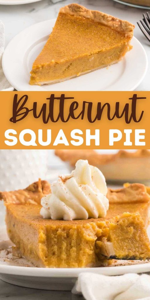 Easy Butternut Squash Pie is creamy, delicious and full of flavor. The perfect pie for your holiday dinners or enjoy throughout the year. Make it with a regular pie crust or with a graham cracker crust. Either way, this a delicious squash pie. #eatingonadime #butternutsquashpie #holidaypies