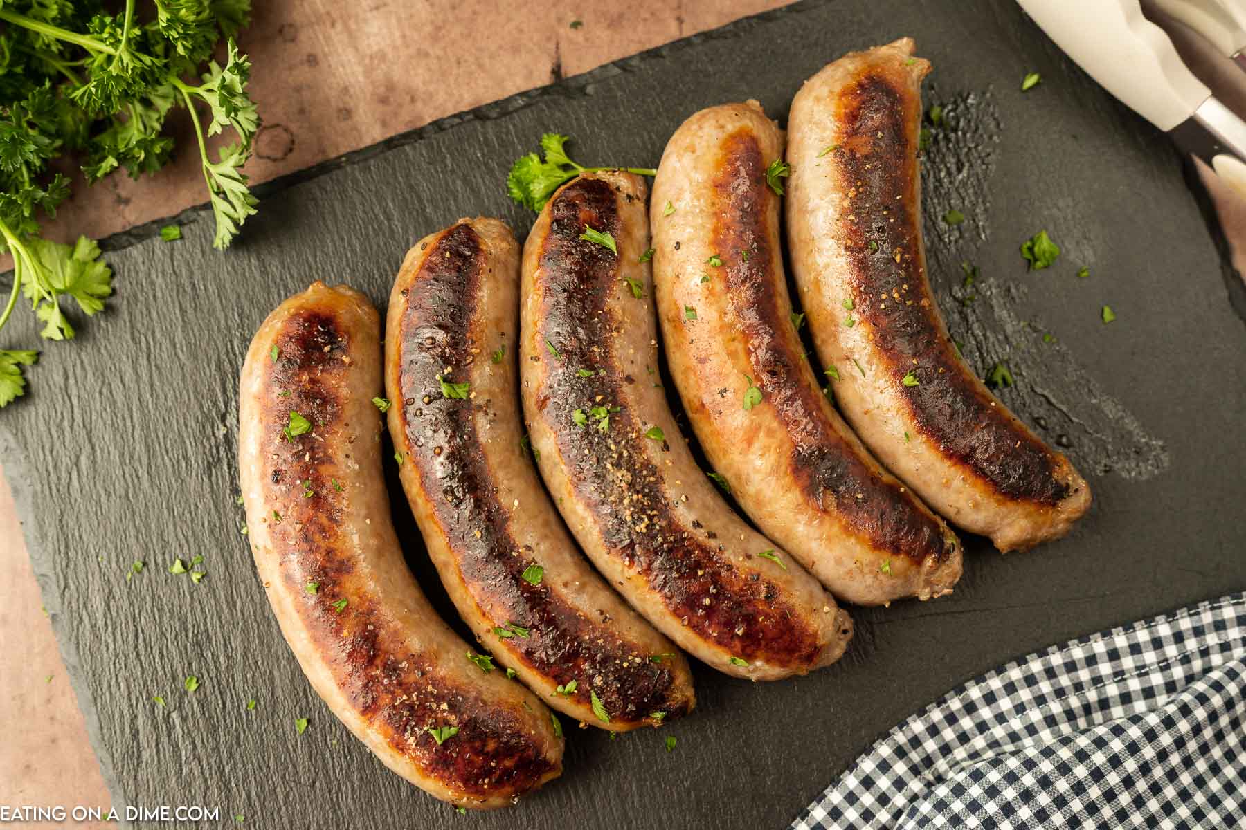 Close up image of Bratwurst