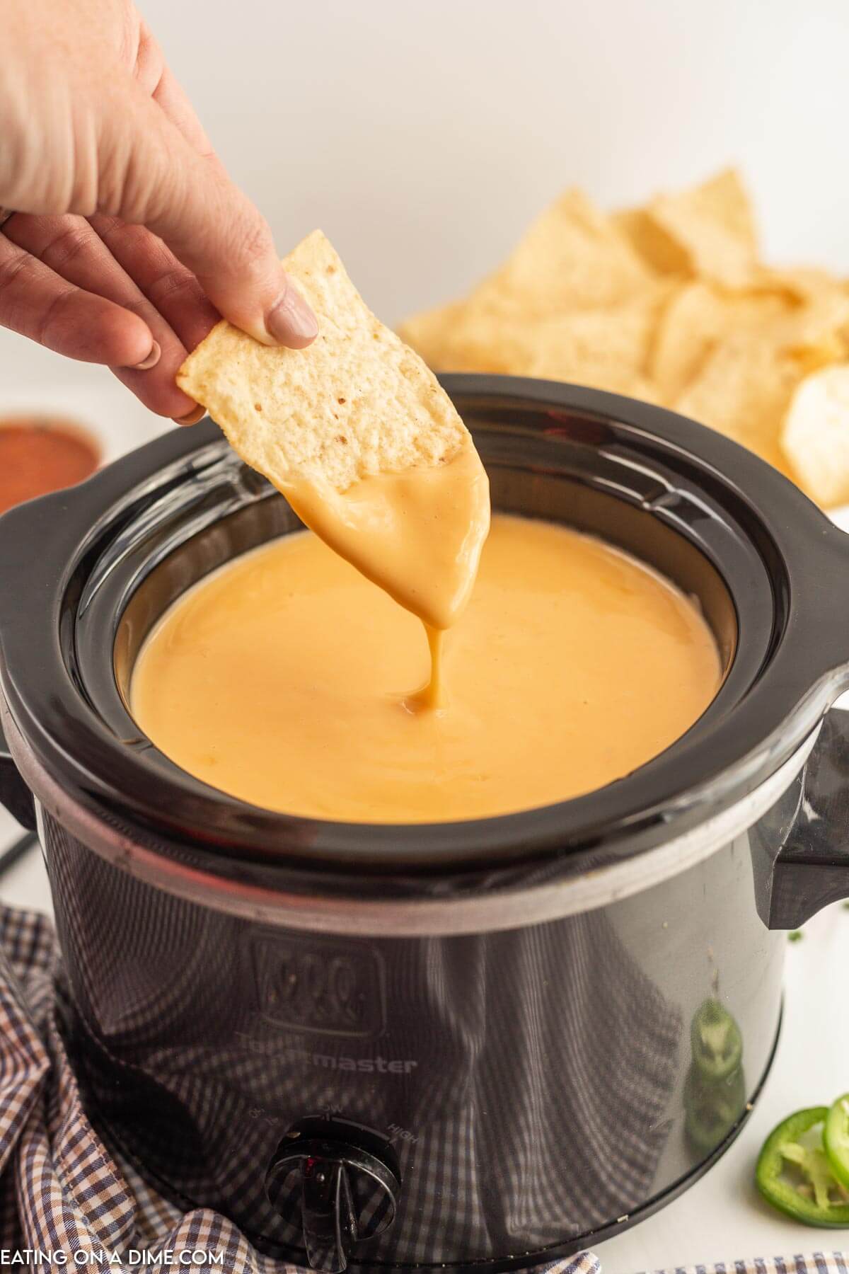 Slow Cooker Nacho Dip + Video - The Slow Roasted Italian