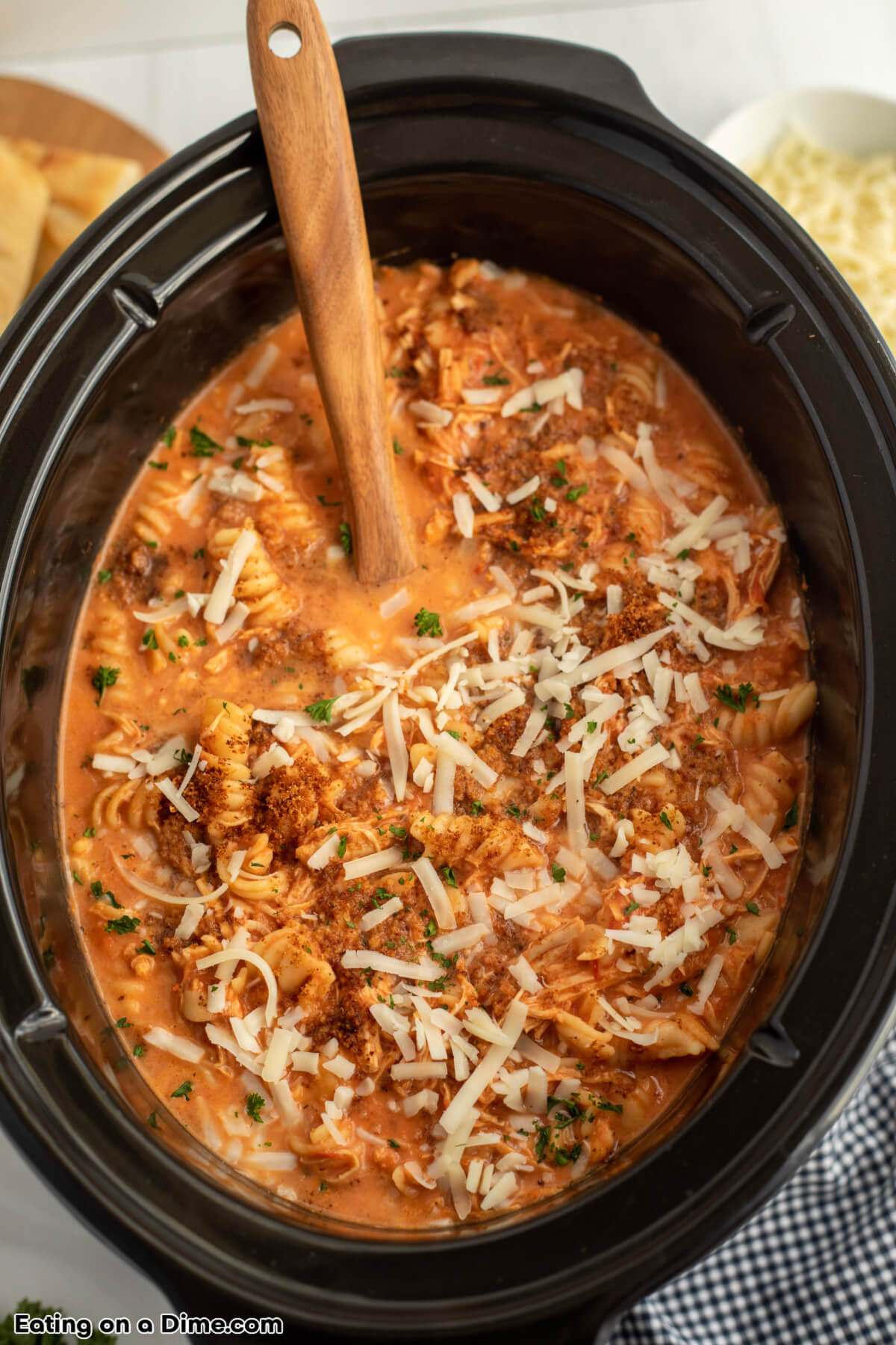 Crockpot Chicken Parmesan Soup Recipe