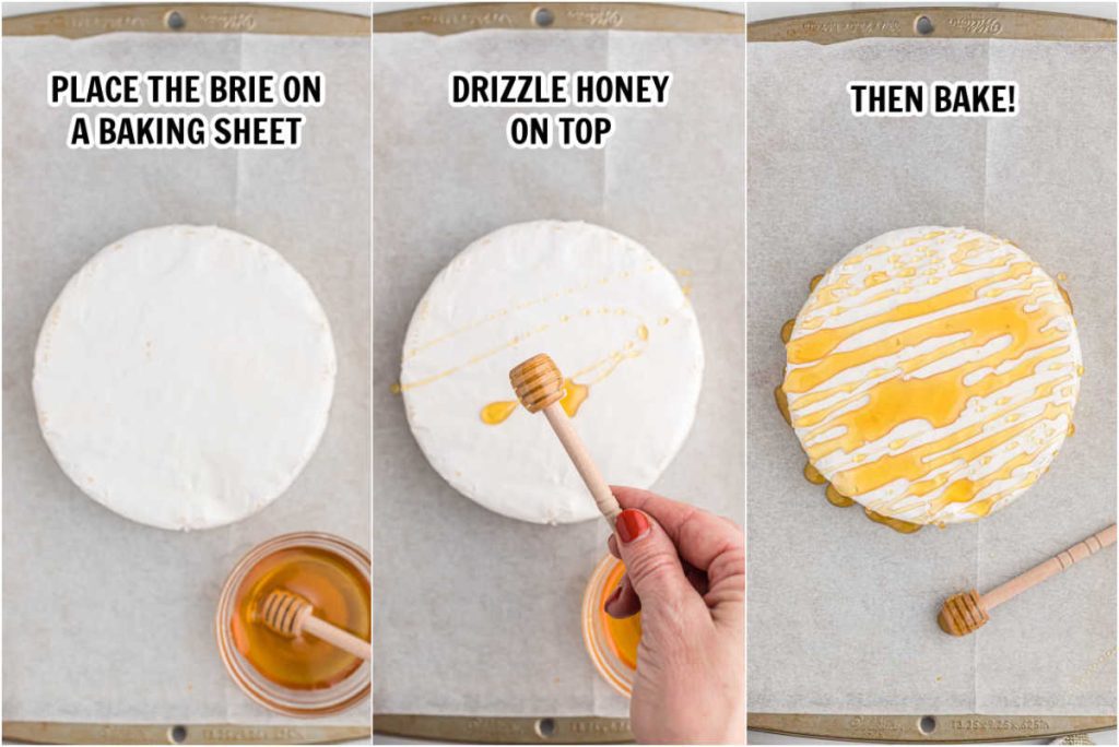 The process of making bake brie