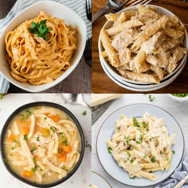 Crockpot Chicken Breast Recipes that will make dinner time a breeze. 80 of the best recipes using boneless skinless chicken. Boneless Skinless Chicken Breast can be placed in as frozen chicken or shredded chicken breast to make a delicious flavorful meal. #eatingonadime #chickenbreastrecipes #crockpotrecipes