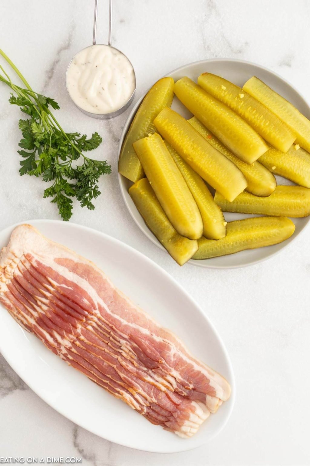 Bacon Wrapped Pickles 3 Ingredients