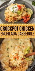Crock Pot Chicken Enchilada Casserole Recipe - Easy Enchiladas