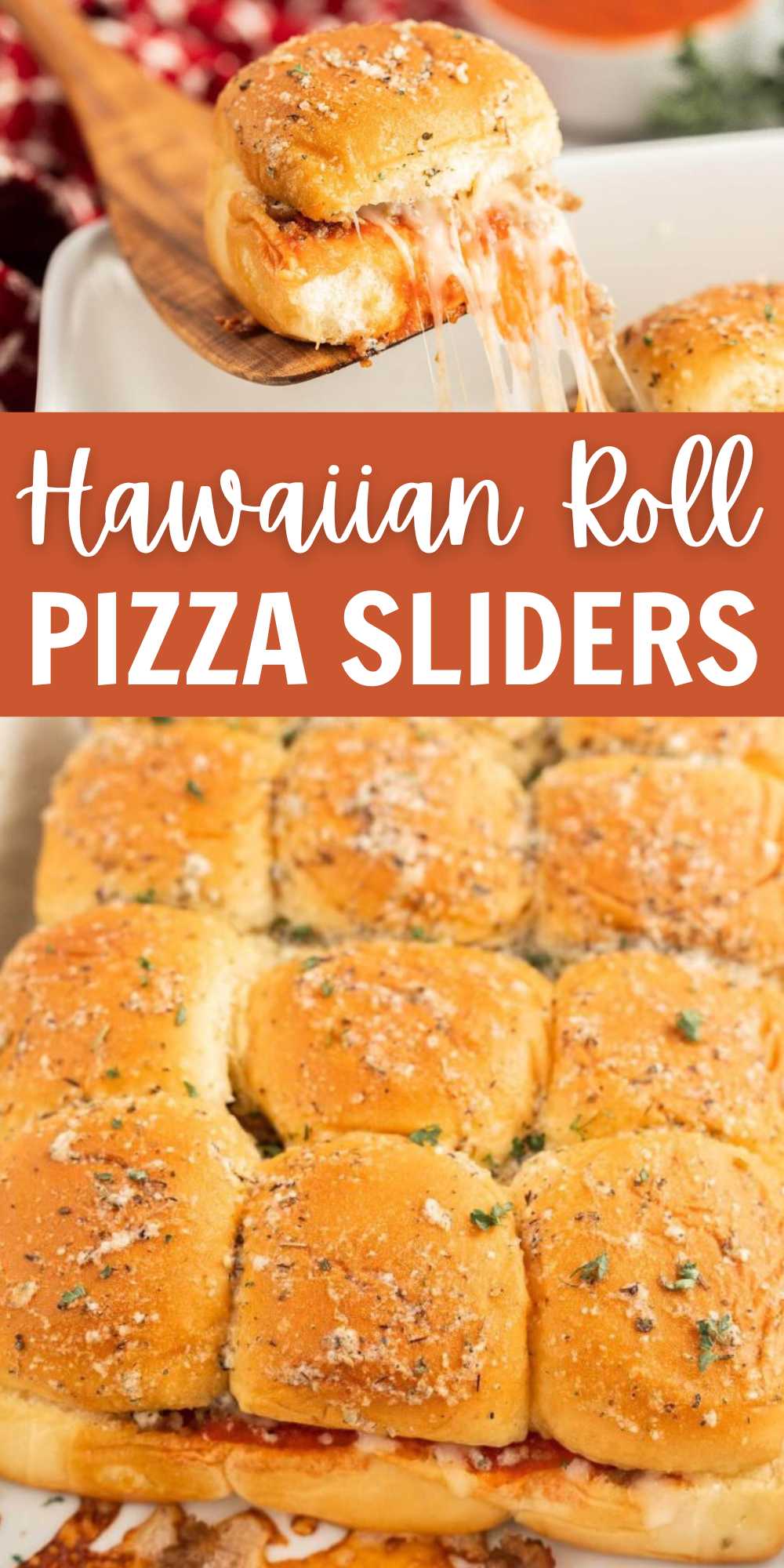 These are the perfect appetizer for game day. Try this fun Hawaiian roll pizza sliders recipe today. Simple ingredients makes these flavorful. If you are looking for an easy appetizer for your game day party, this Hawaiian Roll Pizza Sliders is the one to make.  My family loves when I make these sliders. #eatingonadime #hawaiianrollpizzasliders #pizzasliders 