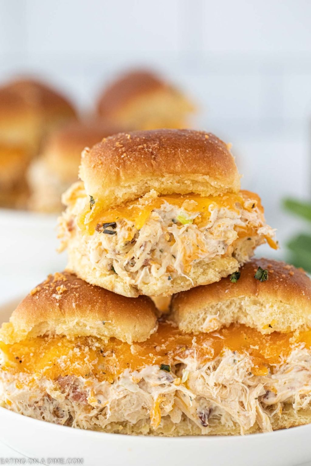 Crack Chicken Sliders Recipe - Eating on a Dime