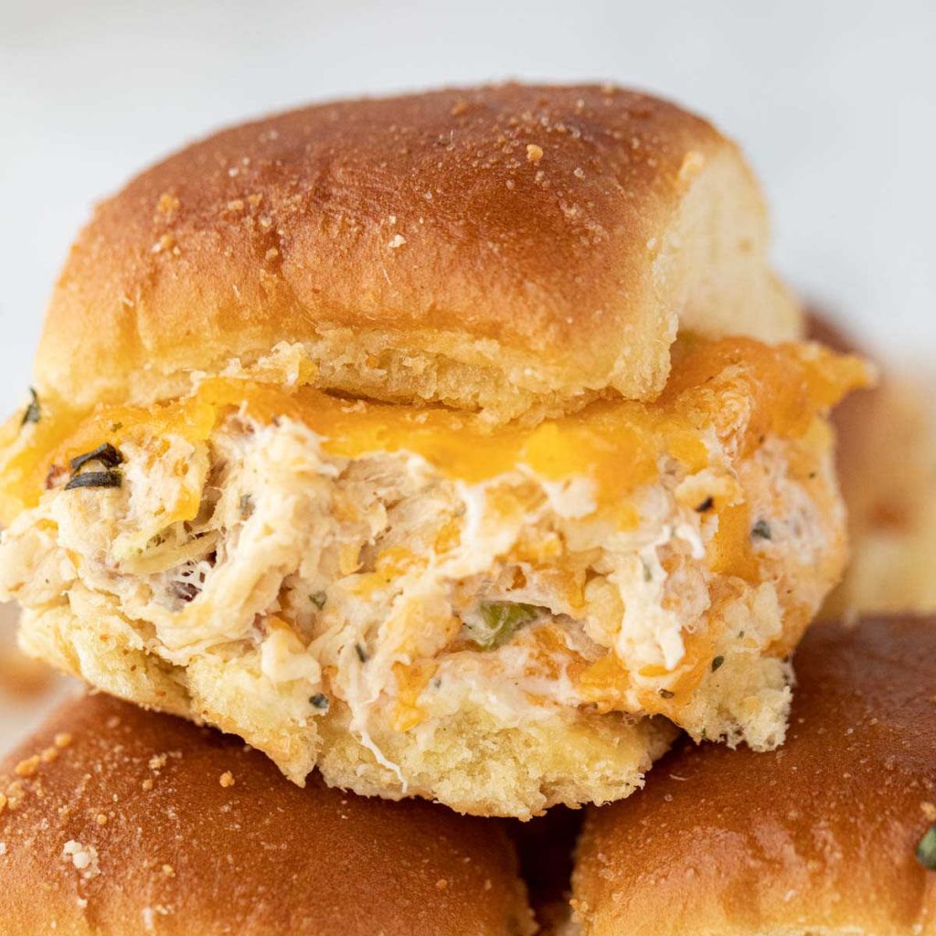 Crack Chicken Sliders Eating on a Dime