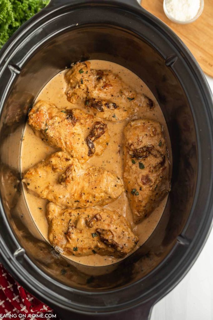 Marry Me Chicken in the slow cooker 