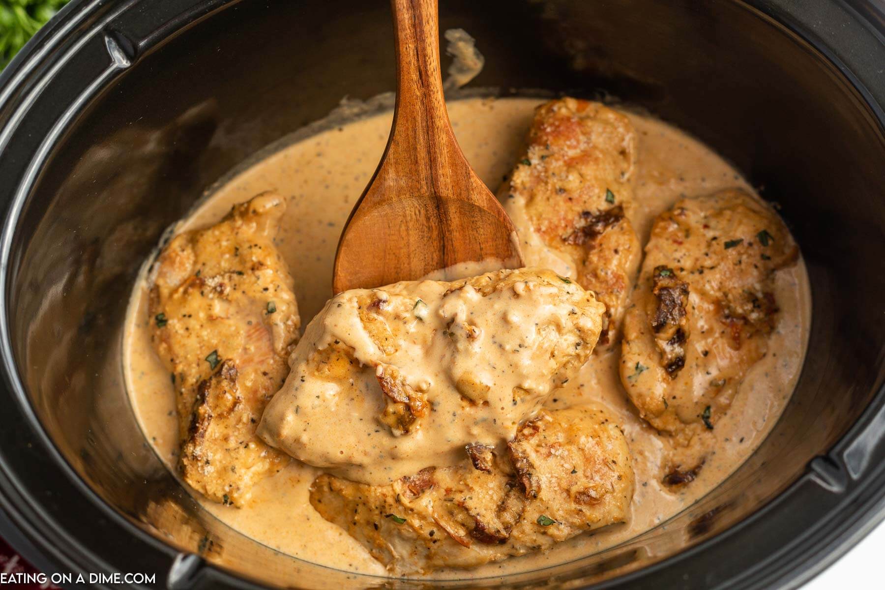 Crockpot Marry Me Chicken Recipe - Eating on a Dime