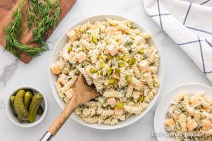 Dill Pickle Pasta Salad Recipe - Eating on a Dime