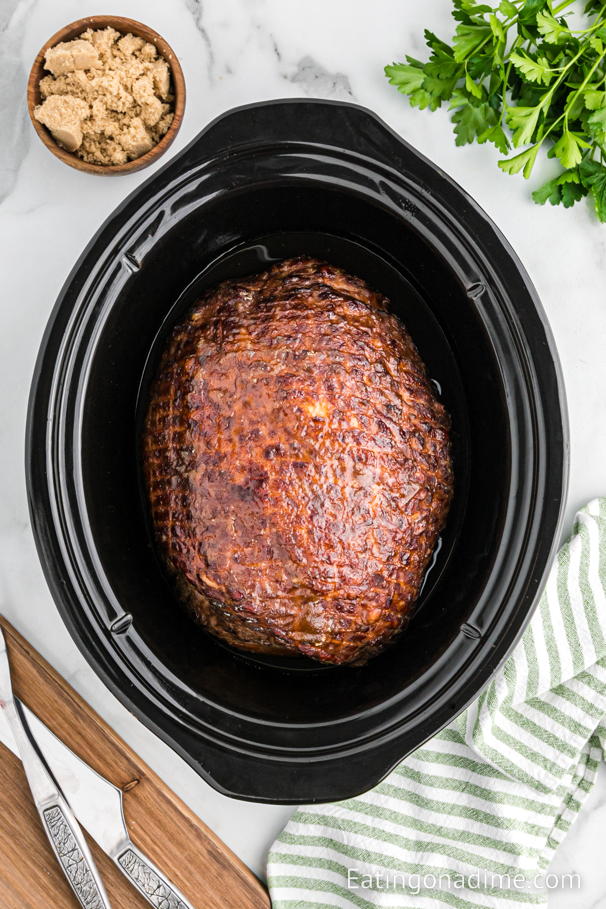 Ham in the slow cooker