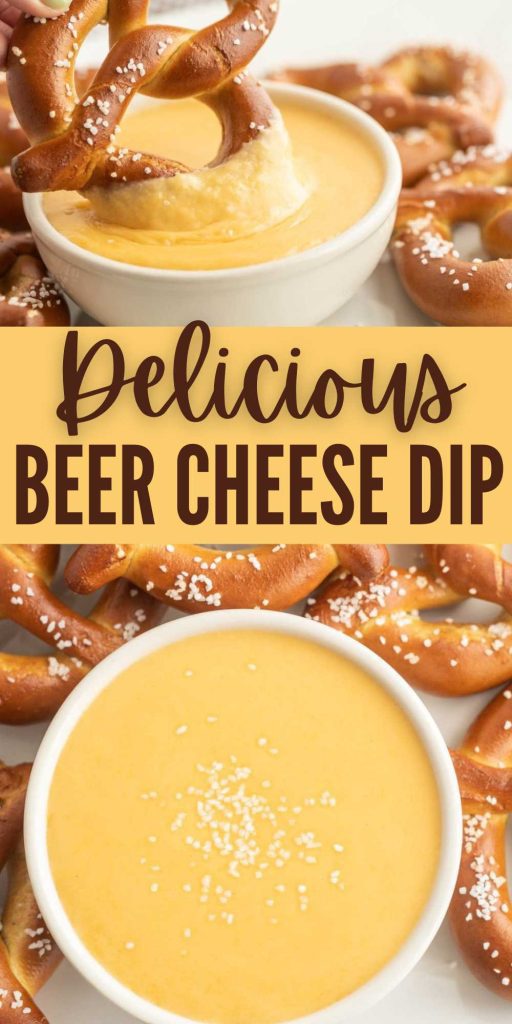 Beer Cheese Dip is the perfect dip for pretzels, vegetables and tortilla chips. The best appetizer for game day or for a holiday gathering. This dip is creamy, cheesy and delicious that is always a crowd favorite. #eatingonadime #beercheesedip #cheesedip #easydip