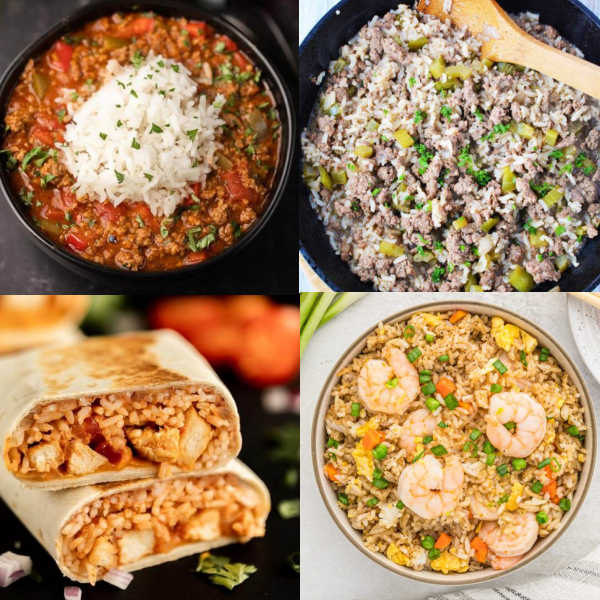 If you are looking for ways to use Leftover Rice Recipes, we have gathered over 25 recipes. These recipes are easy to make and delicious. Leftover cooked rice and be used in many different recipes. These 29 recipes will turn your leftovers into a delicious second meal. #eatingonadime #leftoverrice #easyleftoverricerecipes