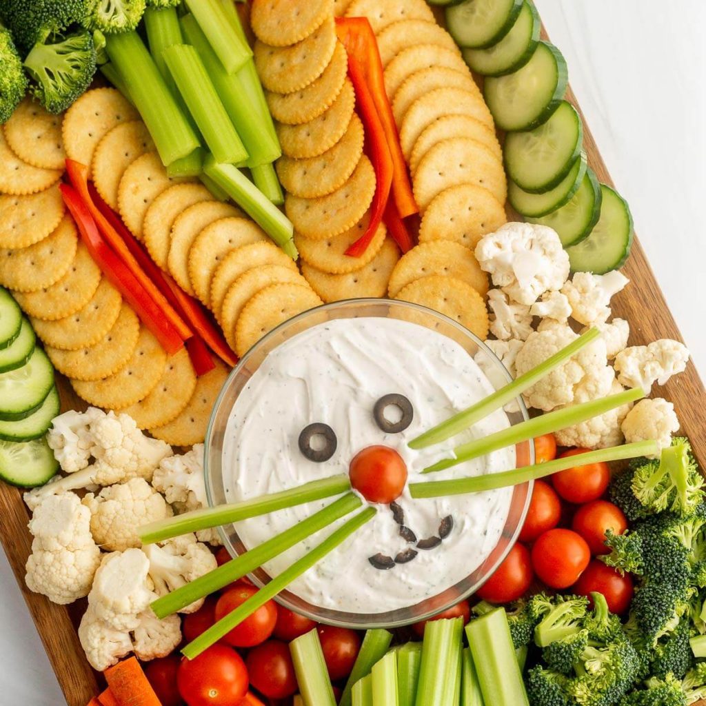 Easter Bunny Veggie Tray