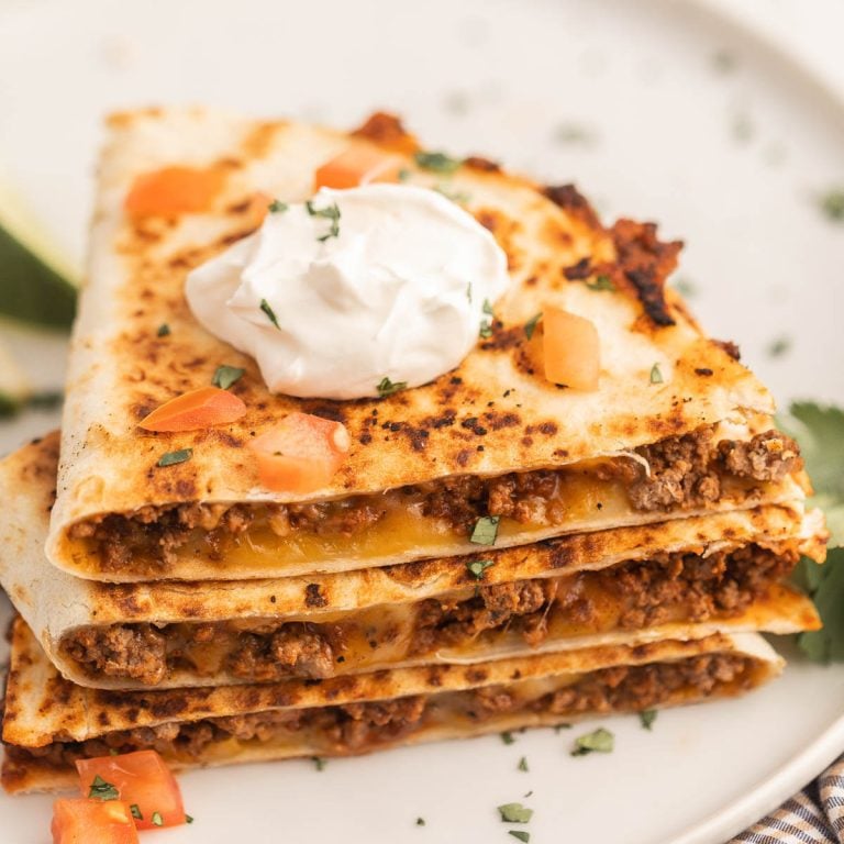 Ground Beef Quesadillas Recipe Eating on a Dime