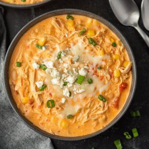 Instant Pot Buffalo Chicken Chili Recipe - Eating on a Dime