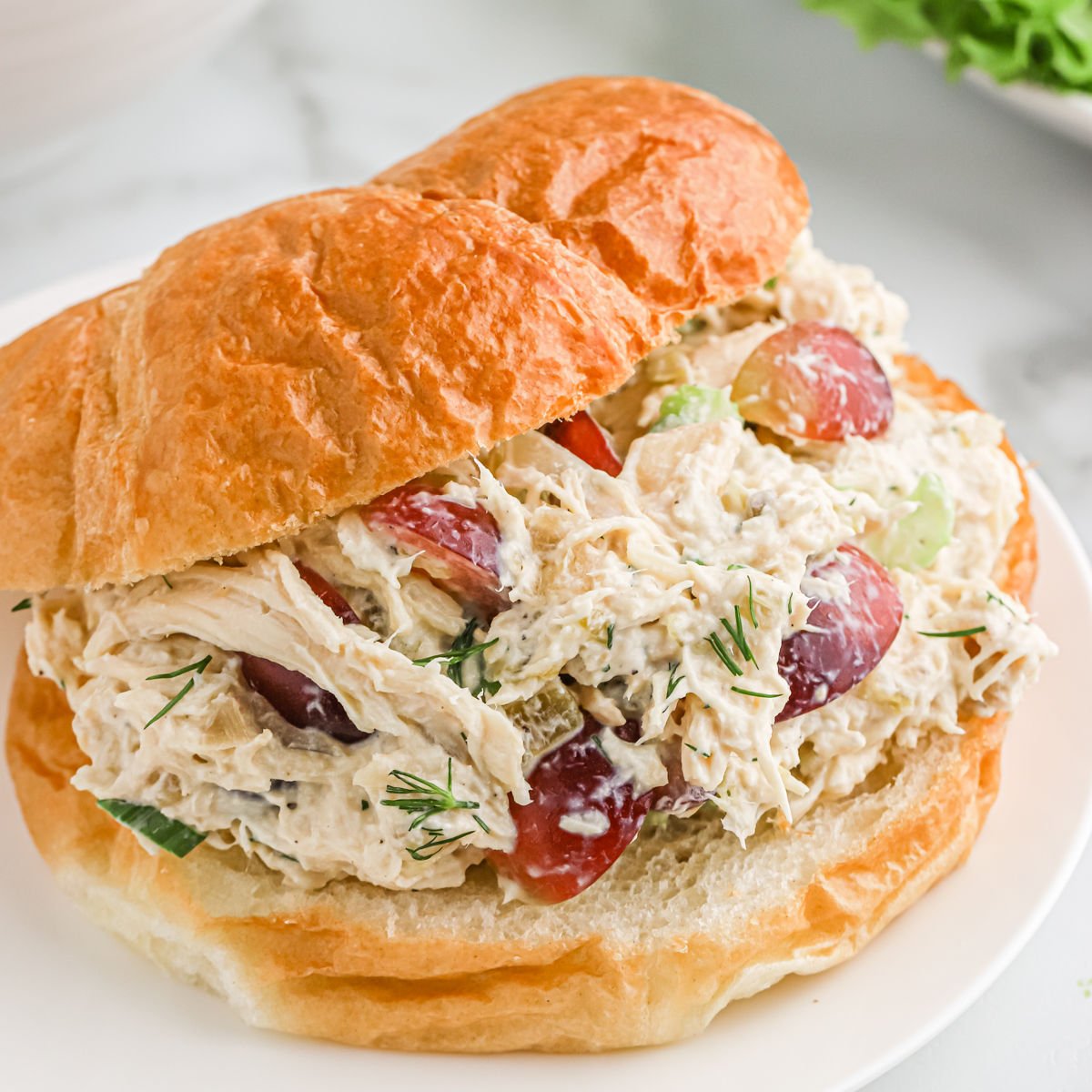 Chicken Salad on a croissant