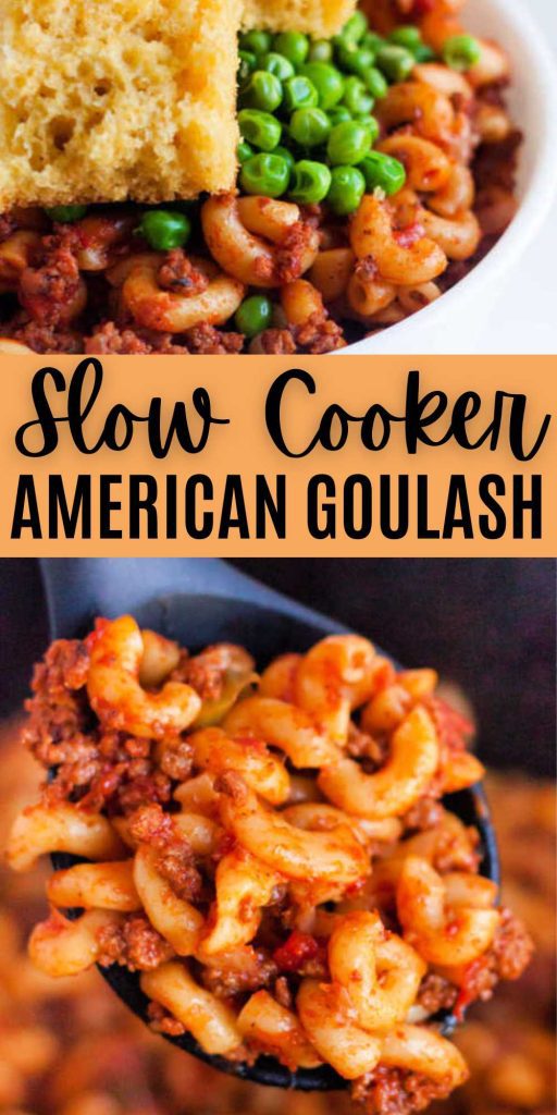 Crockpot American Goulash is delicious. Try this easy Crockpot Goulash Recipe for a meal full of hearty ground beef, pasta and more. If you are looking for a one pot meal that everyone will love, this is your recipe. This goulash recipe is something our family enjoys all year long. It is warm and comforting but light enough to enjoy all year. #eatingonadime #crockpotamericangoulash #goulash #crockpotrecipes