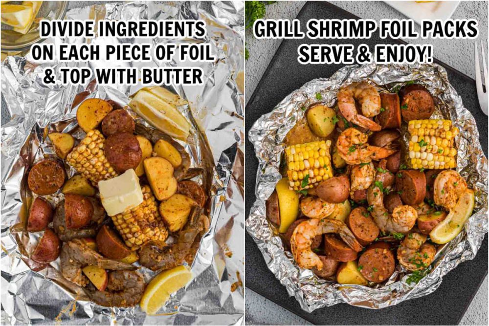 Shrimp Boil Foil Pack - Foil Pack Shrimp Boil recipe