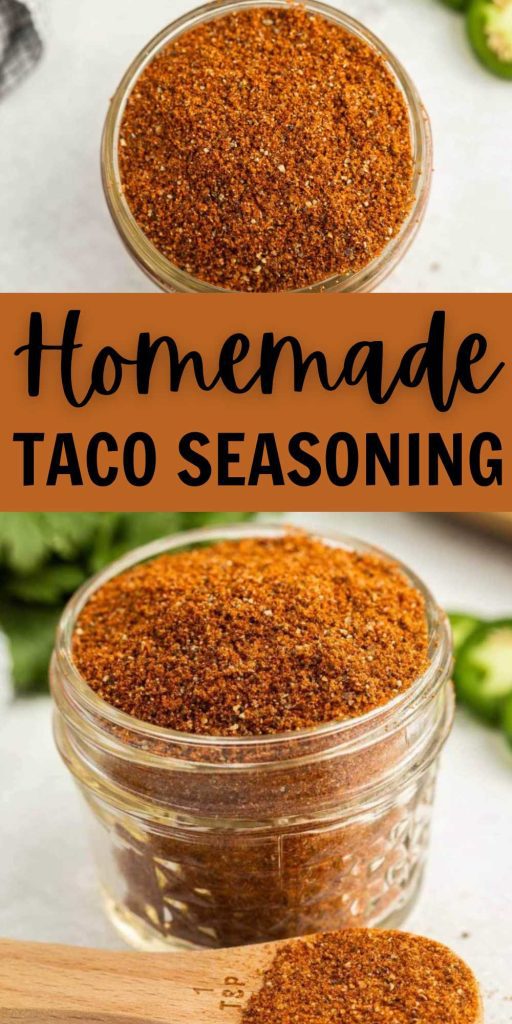 Homemade Taco Seasoning recipe is so easy to make. How to make Taco seasoning easily at home. Simple easy ingredients. We are so excited for you to try this DIY Taco Seasoning recipe. Once you see how easy it is, you will stop buying it at the grocery store. We love making this and it is super easy. The flavor is amazing and we all love it. #eatingonadime #tacoseasoning #homemadetacoseasoning