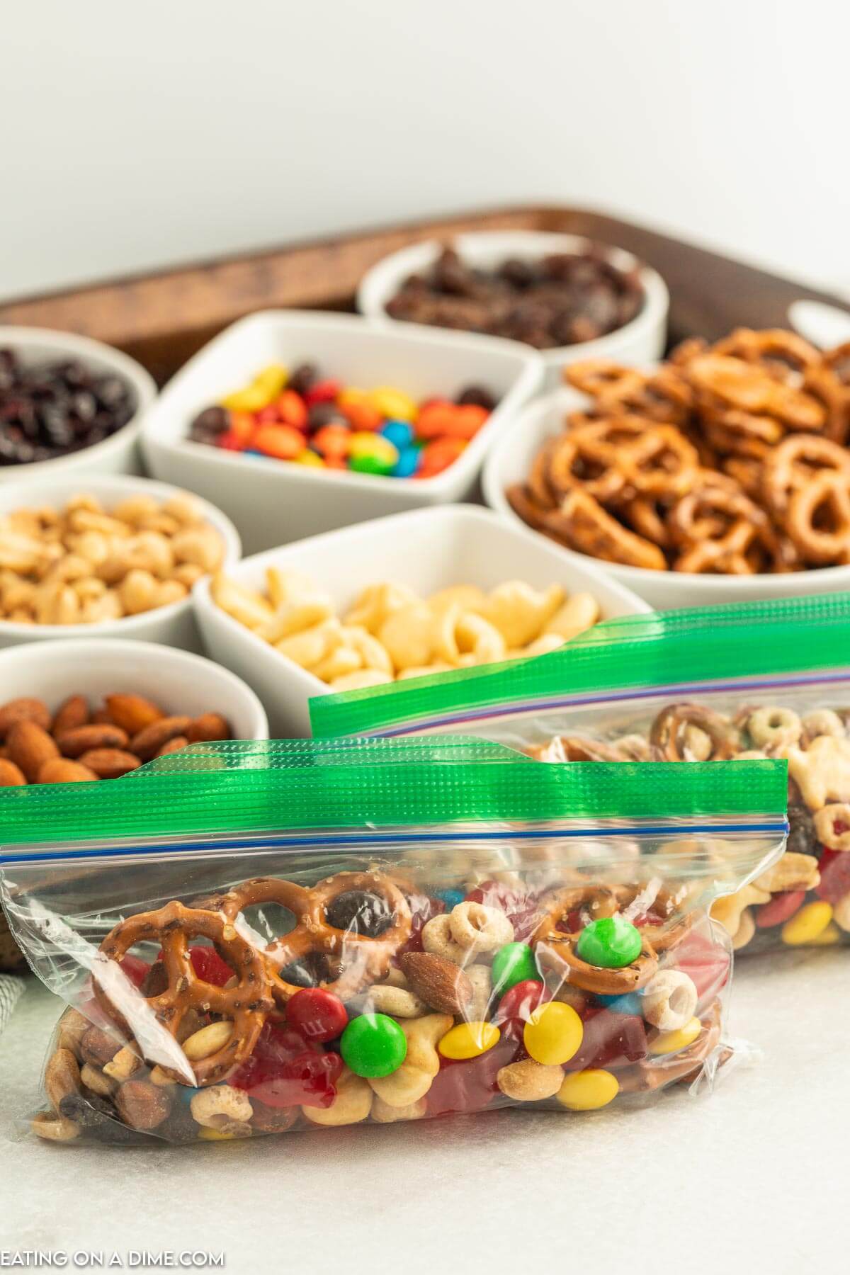 How to Set Up a DIY Trail Mix Bar by The Littles and Me