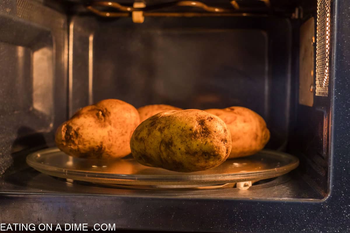 Bake Potatoes in the microwave