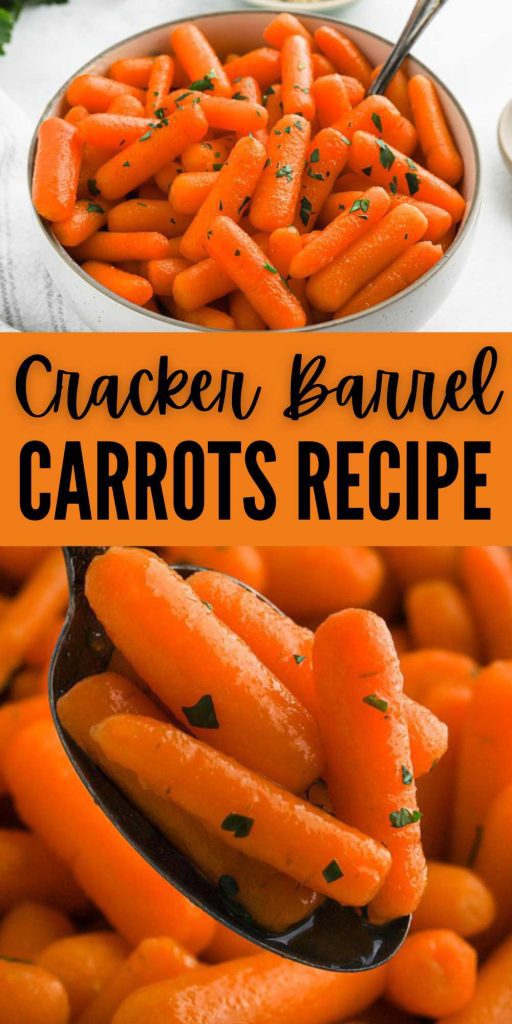 Cracker Barrel Carrots make an excellent side dish to many different meals. This copycat recipe is my favorite and loaded with sweet flavor. We love Cracker Barrel Recipe for Carrots. You only need a few ingredients and the carrots are a perfect blend of sweetness. #eatingonadime #crackerbarrelcarrots #carrots #copycatrecipe