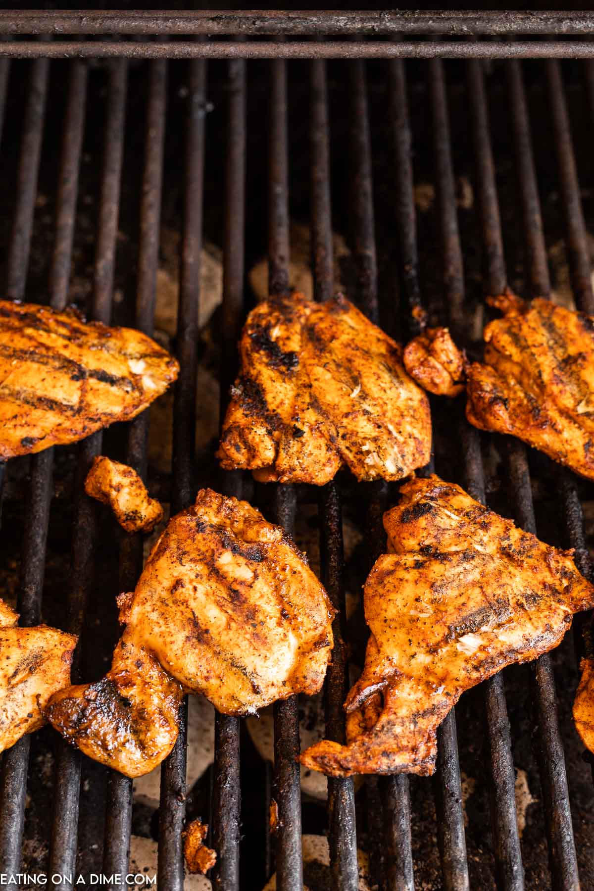 Chicken on the grill. 