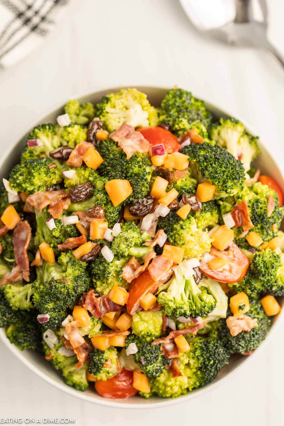 Paula Deen's Broccoli Salad Recipe - Eating on a Dime