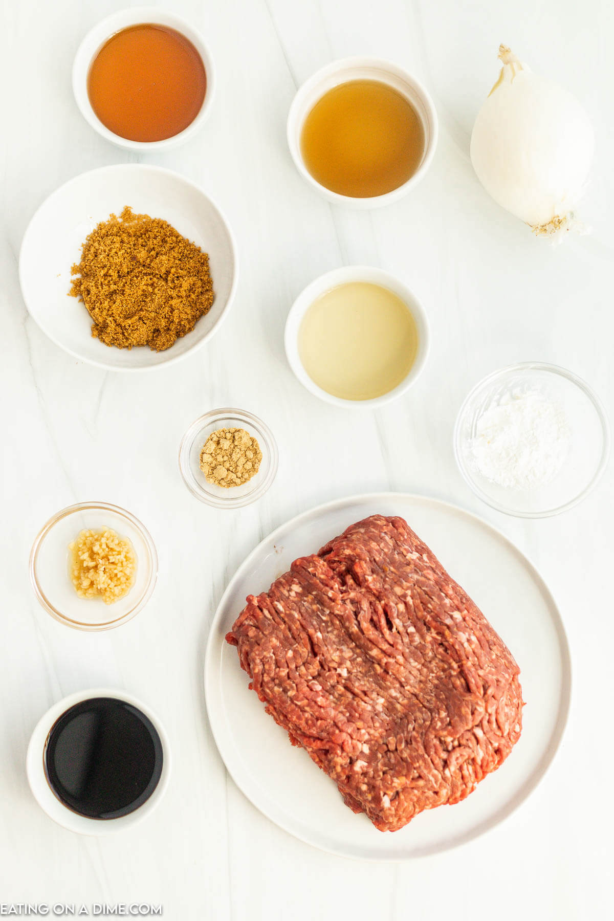 Teriyaki Beef ingredients