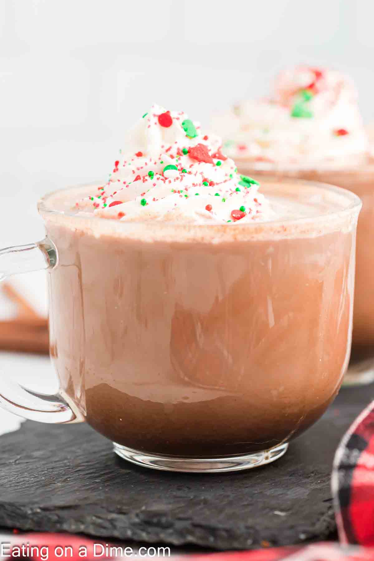 Christmas Hot Chocolate close up image