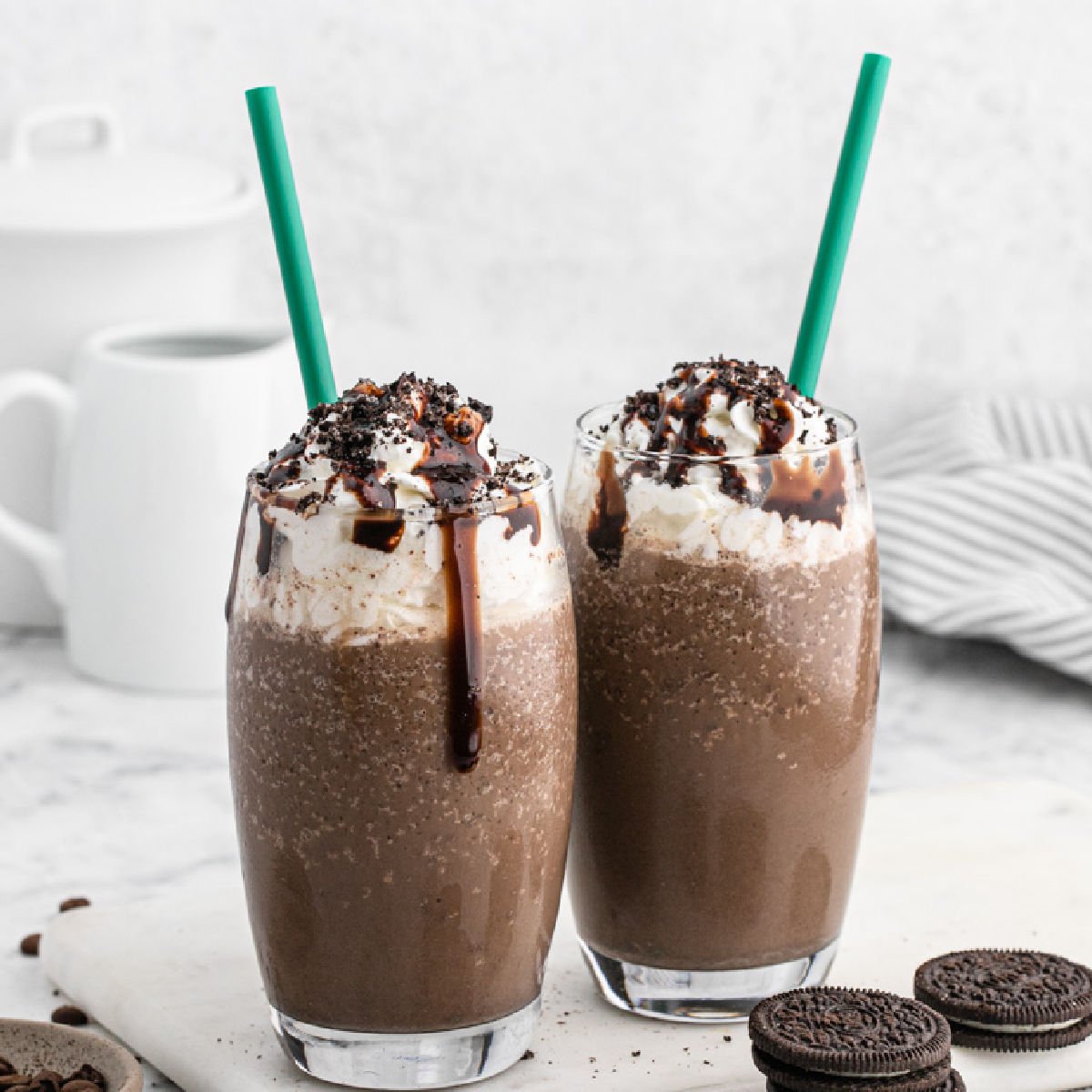 Mocha Cookie Crumble Frappuccino Recipe - Eating on a Dime