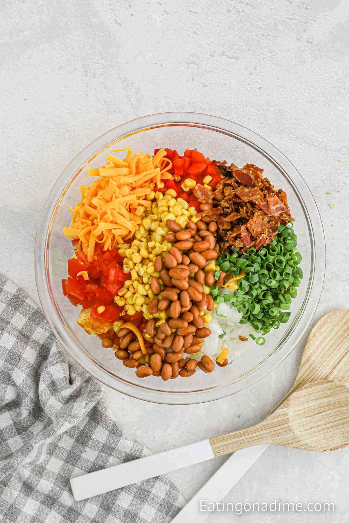 Combining the remaining ingredients together in a bowl