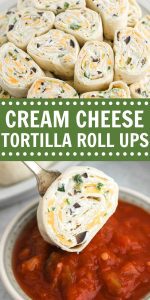 Cream Cheese Tortilla Roll Ups - Eating on a Dime