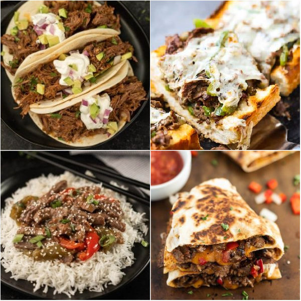 The best recipes with shaved beef that are simple to prepare for dinner and so delicious. 35 shaved beef recipes including steak sandwiches, crockpot recipes and even healthy keto meal options, #eatingonadime #shavedbeefrecipes #beefrecipes