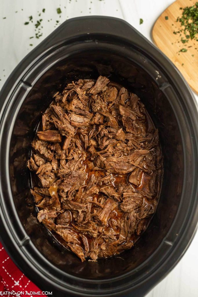 Beef Carnitas in the slow cooker