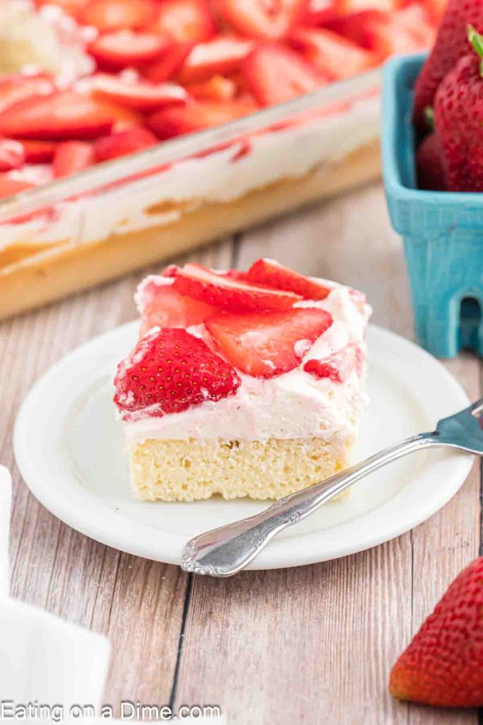 Strawberry Shortcake Bars - Eating on a Dime